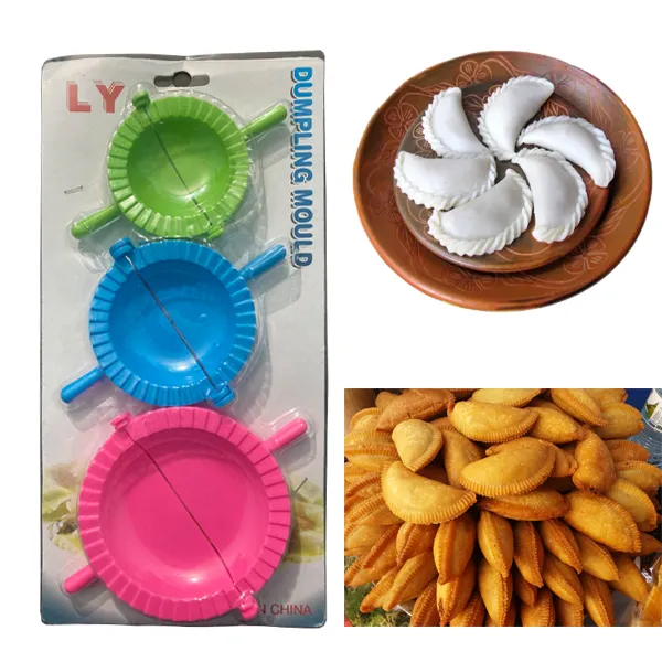 3Pcs Set DIY Dumpling Maker or Pitha Maker Mould